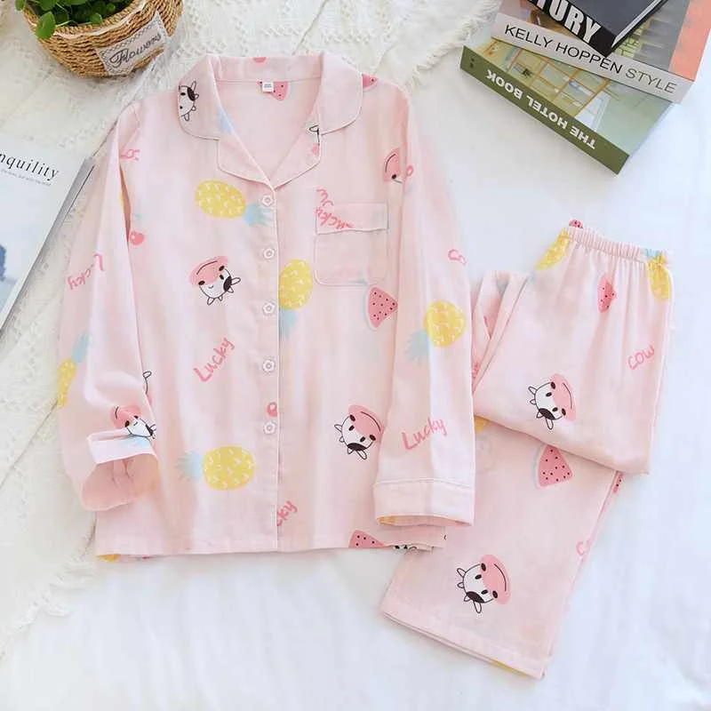 Spring/Summer 2021 new ladies 100% cotton sleepwear suit cute soft and comfortable home service thin large size home service wom, Required
Spring/Summer 2021 new ladies 100% cotton sleepwear suit cute soft and comfortable home service thin large size home service wom, Required
