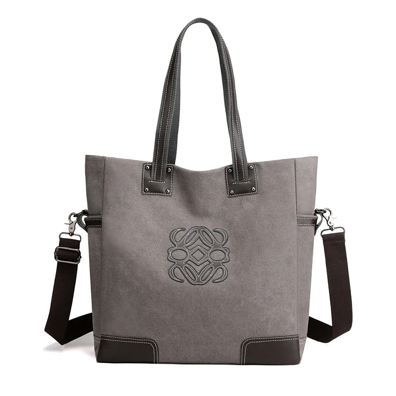 Large capacity canvas bag 2021 autumn and winter new fashion single shoulder cloth bag leisure vintage handbag for woman, Customizable
Large capacity canvas bag 2021 autumn and winter new fashion single shoulder cloth bag leisure vintage handbag for woman, Customizable