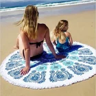 Beach Towel Customized Luxury Quality Round Printed Beach Towel Customised Beach Towel
