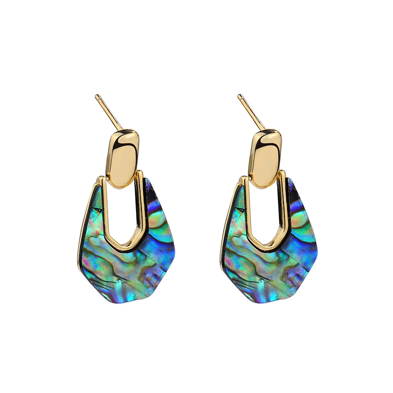 Hot Sale Beautiful Shell Earring Fashion Geometric Shaped S925 Sterling Silver Drop Earrings
Hot Sale Beautiful Shell Earring Fashion Geometric Shaped S925 Sterling Silver Drop Earrings