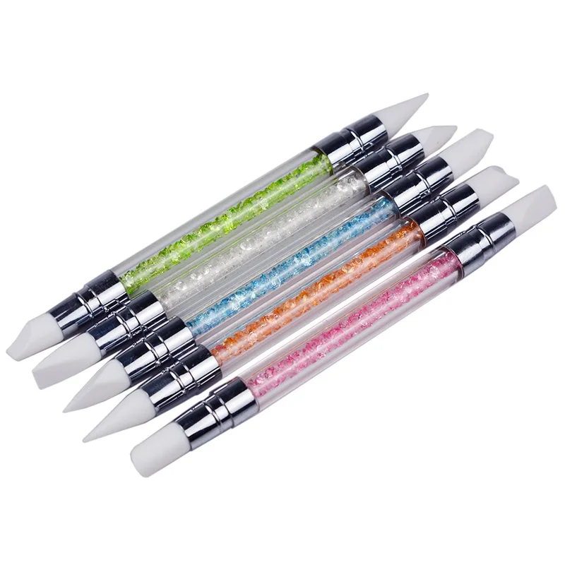 5 Pieces Carving Painting Pencil UV Gel DIY Polish Dual-head Mirror Powder Sculpture Manicure Tool Silicone Nail Art Brushes
5 Pieces Carving Painting Pencil UV Gel DIY Polish Dual-head Mirror Powder Sculpture Manicure Tool Silicone Nail Art Brushes