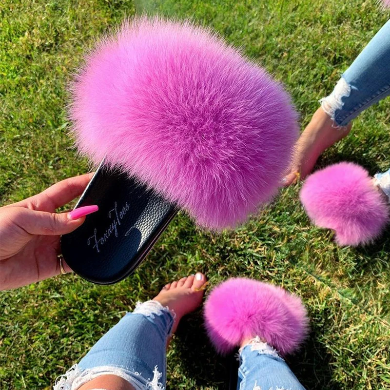 Fashion Ladies Platform Furry fur slides Sandals Multicolor Fur Slides Women fox fur slippers, Customized color
Fashion Ladies Platform Furry fur slides Sandals Multicolor Fur Slides Women fox fur slippers, Customized color