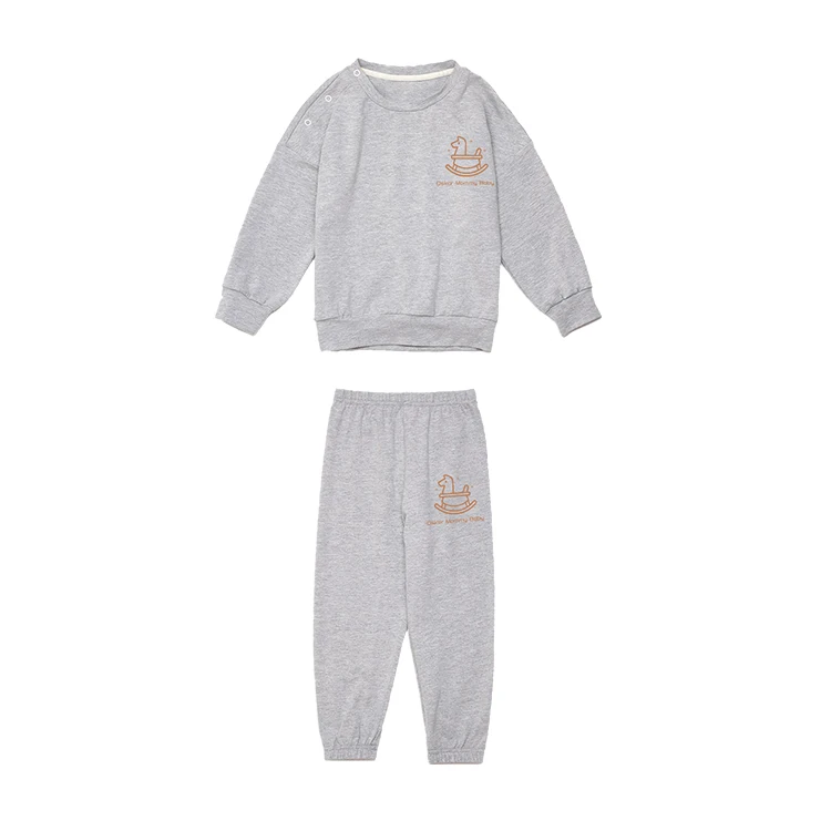 AU Wholesale Customed Logo High Quality Baby Kids Sweatershirts and Sport Casual 2 Pcs Tracksuits Sets for Child Boys, Gray/light brown
AU Wholesale Customed Logo High Quality Baby Kids Sweatershirts and Sport Casual 2 Pcs Tracksuits Sets for Child Boys, Gray/light brown