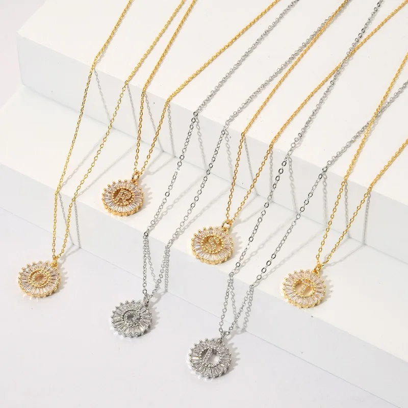 Fashion letter necklace copper white cubic zirconia diamond charms A-Z Initial pendant chain letters necklaces alphabet jewelry
Fashion letter necklace copper white cubic zirconia diamond charms A-Z Initial pendant chain letters necklaces alphabet jewelry