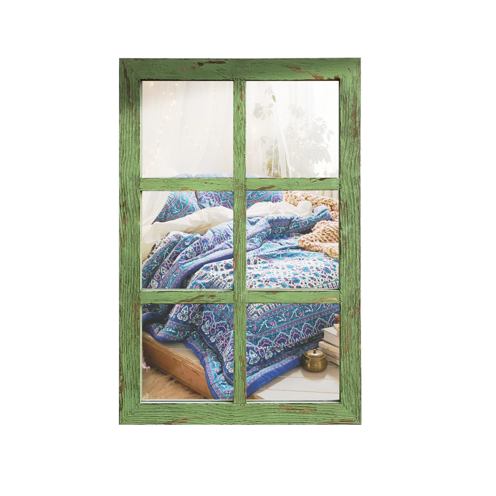 RTS Frame Window Vintage Decorative Living Room Wall Mirrors Decoration Home Decorative Stickers Art, Brown
RTS Frame Window Vintage Decorative Living Room Wall Mirrors Decoration Home Decorative Stickers Art, Brown