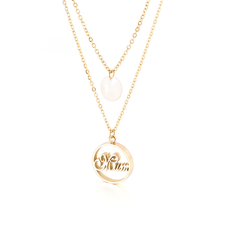 New Design Stainless Steel Cutout Pendant Necklace Jewelry Double Chains Necklace With Letter, Gold ,silver
New Design Stainless Steel Cutout Pendant Necklace Jewelry Double Chains Necklace With Letter, Gold ,silver