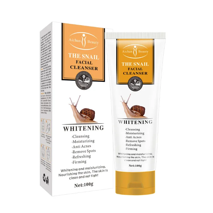Aichun beauty High Quality Snail Milk deep moisturizing whitening facial cleanser, Milk white
Aichun beauty High Quality Snail Milk deep moisturizing whitening facial cleanser, Milk white
