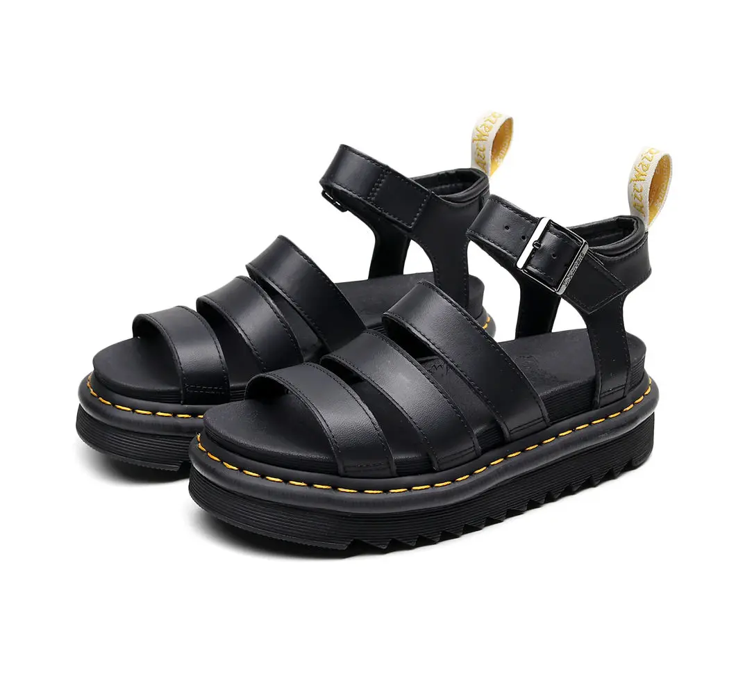 Martens Summer British Shoes Women's Flats Platform Breathable Soft Leather Casual Open Toe Thick Bottom Wedges Women Sandals
Martens Summer British Shoes Women's Flats Platform Breathable Soft Leather Casual Open Toe Thick Bottom Wedges Women Sandals