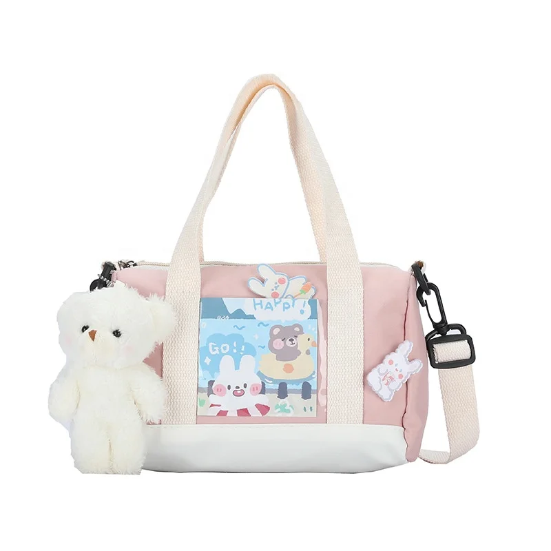 Cute cartoon Oxford cloth handbag 2022 new ins soft sister one shoulder cylinder bag fashion Daily Messenger Bag
Cute cartoon Oxford cloth handbag 2022 new ins soft sister one shoulder cylinder bag fashion Daily Messenger Bag