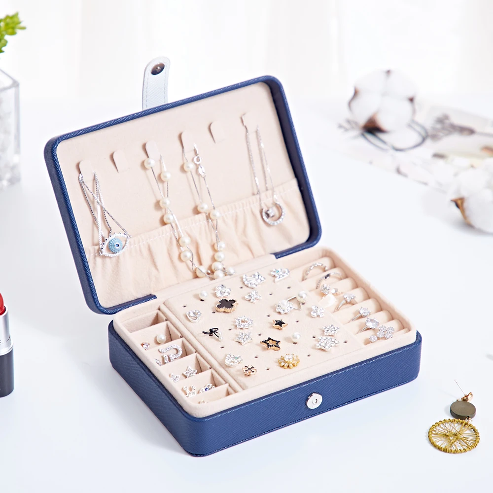 PU Leather Storage Jewelry bag Case Boxes with zipper for travel out door and home use jewelry organizer display, White, wine red, pink, blue
PU Leather Storage Jewelry bag Case Boxes with zipper for travel out door and home use jewelry organizer display, White, wine red, pink, blue
