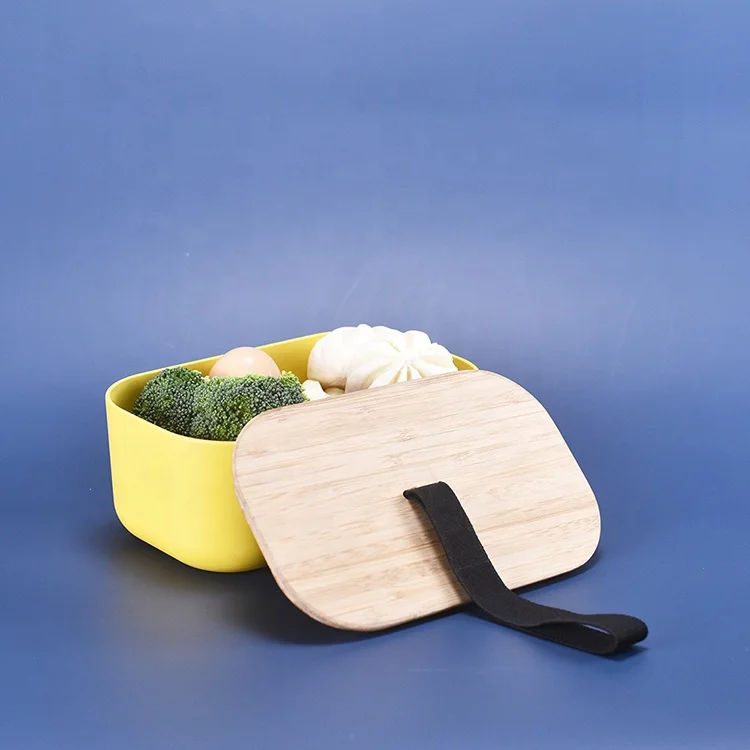 SK hot sale customized biodegradeable Big Capacity Eco-friendly PLA wooden lid Lunch Box with Lid Storage bowl for adult, Yellow
SK hot sale customized biodegradeable Big Capacity Eco-friendly PLA wooden lid Lunch Box with Lid Storage bowl for adult, Yellow