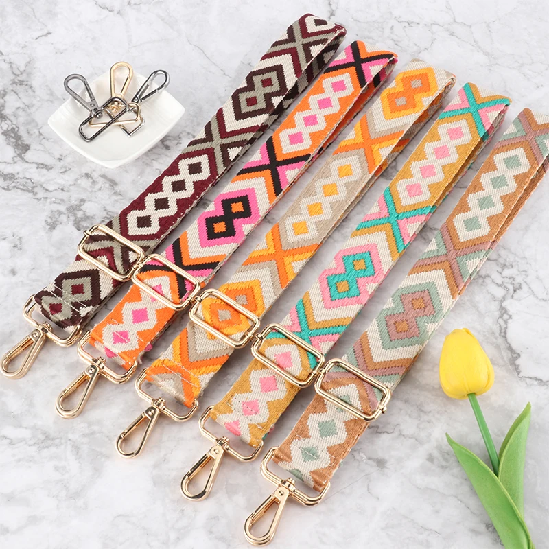 Ethnic jacquard bag shoulder strap Replaceable wide handbag Crossbody bag accessories adjustable bag straps
Ethnic jacquard bag shoulder strap Replaceable wide handbag Crossbody bag accessories adjustable bag straps