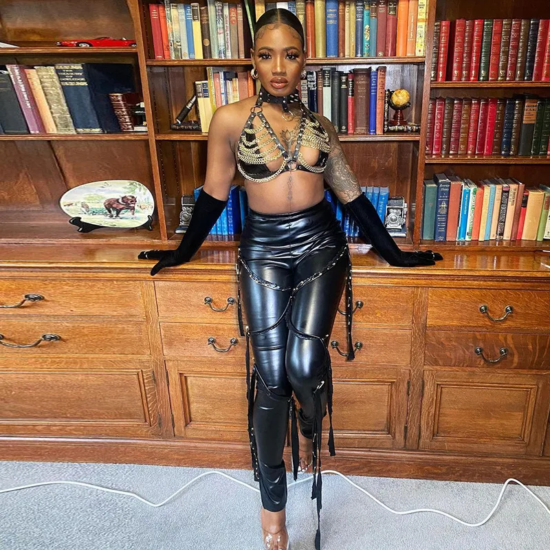 Fall 2021 Women Clothes Split Pin String Pu Leather Pants Women's Pants & Trousers Women's Pants
Fall 2021 Women Clothes Split Pin String Pu Leather Pants Women's Pants & Trousers Women's Pants