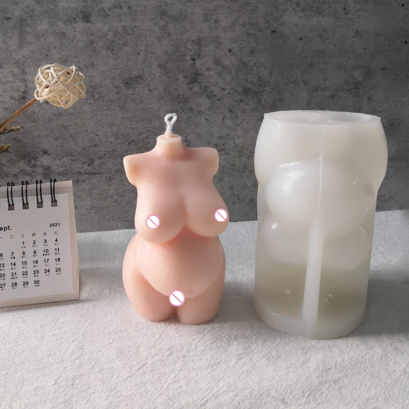 New Design Pink Ribbon Women's Body Shape Candle Scented Soy Human Naked Body Curvy Candle Silicon Molds, White
New Design Pink Ribbon Women's Body Shape Candle Scented Soy Human Naked Body Curvy Candle Silicon Molds, White
