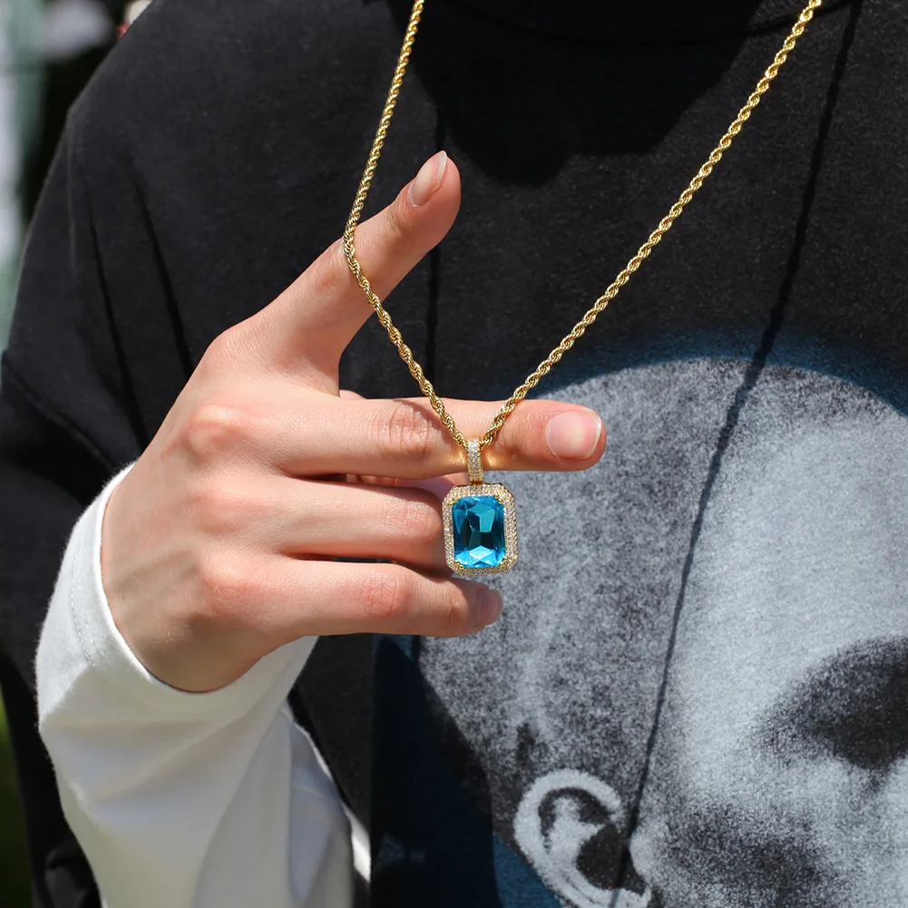 Best Selling Micro Paved Gold Plated Hip Hop Jewelry Iced Out Colorful Cubic Zircon Pendant Necklace, As picture
Best Selling Micro Paved Gold Plated Hip Hop Jewelry Iced Out Colorful Cubic Zircon Pendant Necklace, As picture