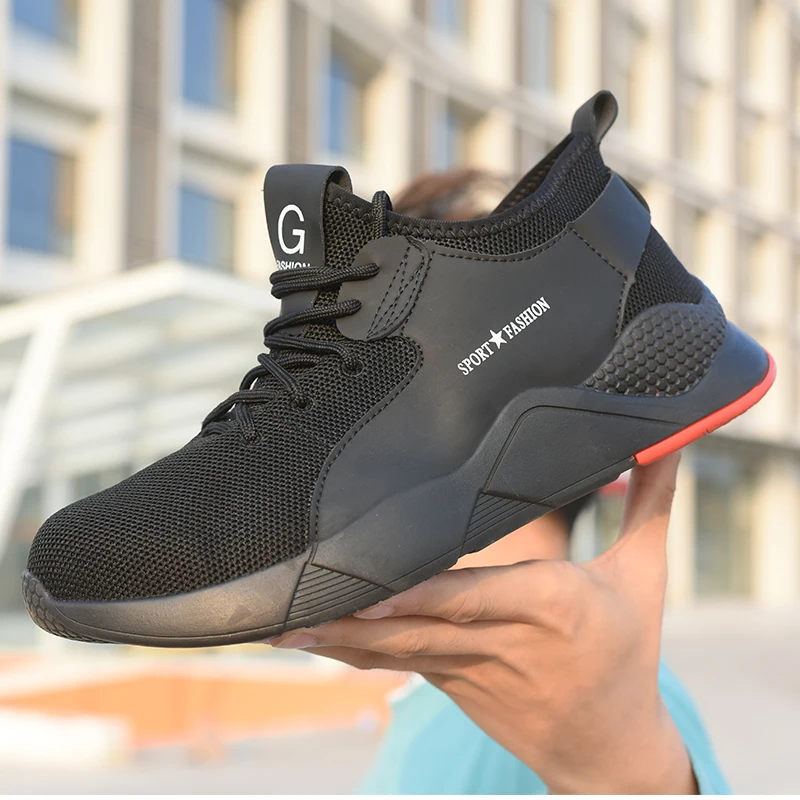 2019 fashion black safety sneakers shoe for men, insulation protection work safety shoes with steel toe
2019 fashion black safety sneakers shoe for men, insulation protection work safety shoes with steel toe