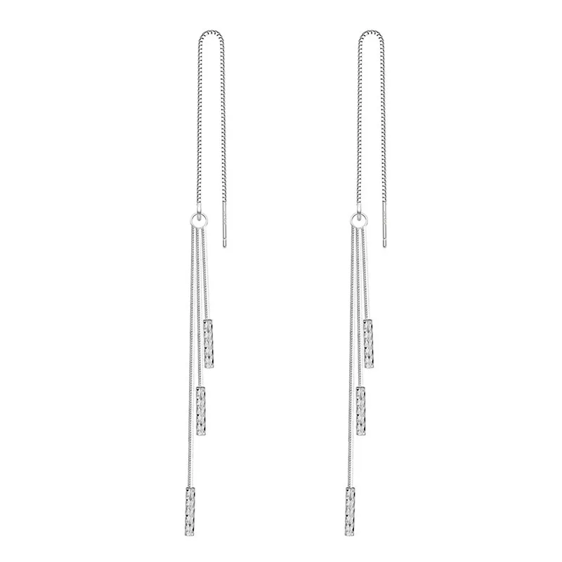 charming design long tassels earrings european style ear loop Sterling Silver ear stud, Picture
charming design long tassels earrings european style ear loop Sterling Silver ear stud, Picture