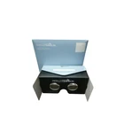 New Flat Design VR Cardboard Google 3D Glasses Headset, Google Cardboard VR 3D Glasses