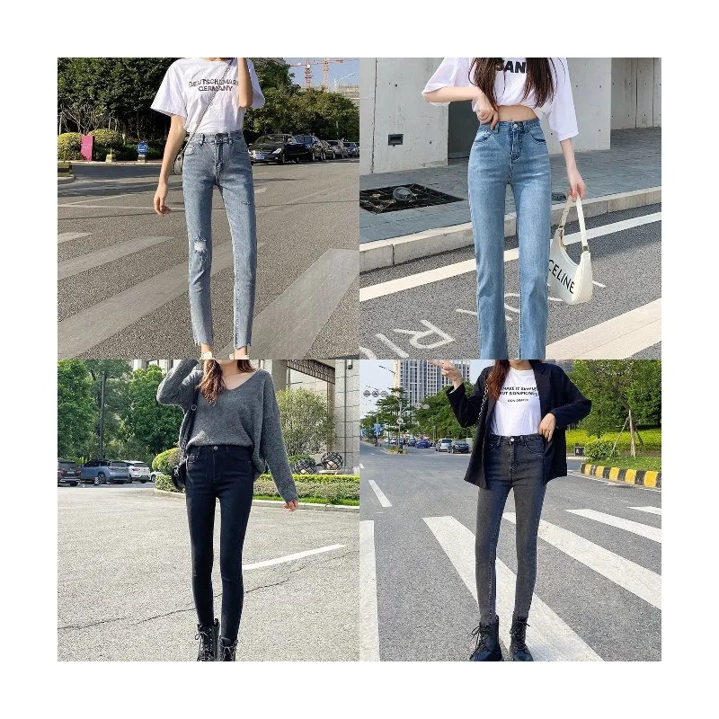 Clothing Wholesale Women Jeans Damaged Tight Super Skinny Ripped High Waist Womens Denim Stretch Pants
Clothing Wholesale Women Jeans Damaged Tight Super Skinny Ripped High Waist Womens Denim Stretch Pants