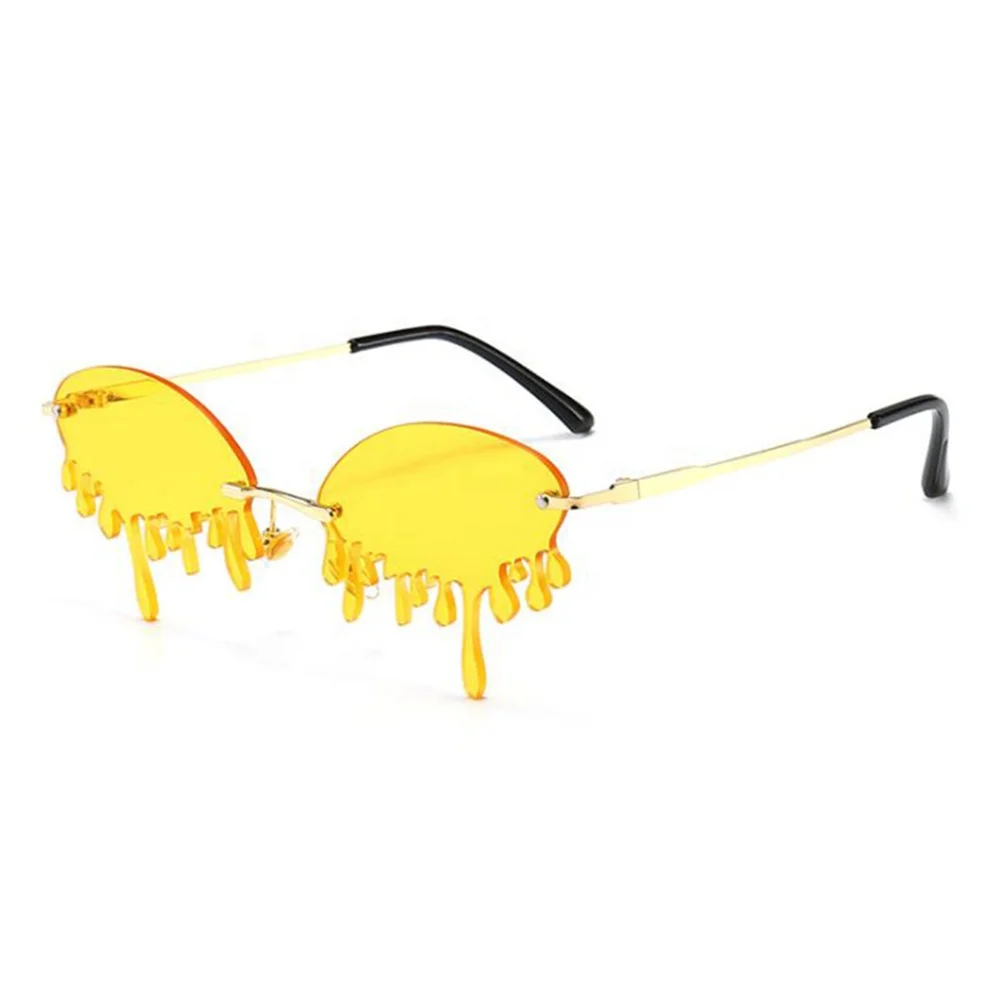2021 hot saling frameless sunglasses men and women irregular tears sunglasses Halloween stuff
2021 hot saling frameless sunglasses men and women irregular tears sunglasses Halloween stuff
