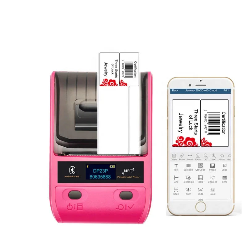 DeTong Blue Tooth Handheld Barcode Sticker Label for Jewelry and Garment Price Tag Printer
DeTong Blue Tooth Handheld Barcode Sticker Label for Jewelry and Garment Price Tag Printer