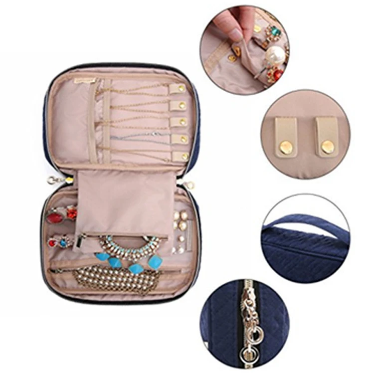 2022 Popular Jewelry Storage Bag Travel Portable Large-capacity Necklace Ring Jewelry Bag, 2 colors
2022 Popular Jewelry Storage Bag Travel Portable Large-capacity Necklace Ring Jewelry Bag, 2 colors