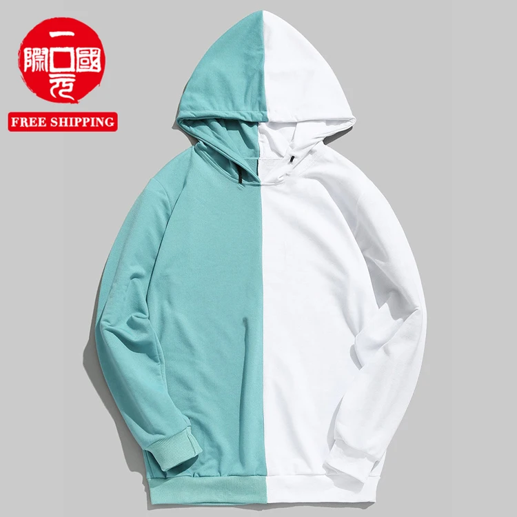 AliExpress cross-border new product solid color men's hooded stitching sweater hoodie custom wholesale
AliExpress cross-border new product solid color men's hooded stitching sweater hoodie custom wholesale