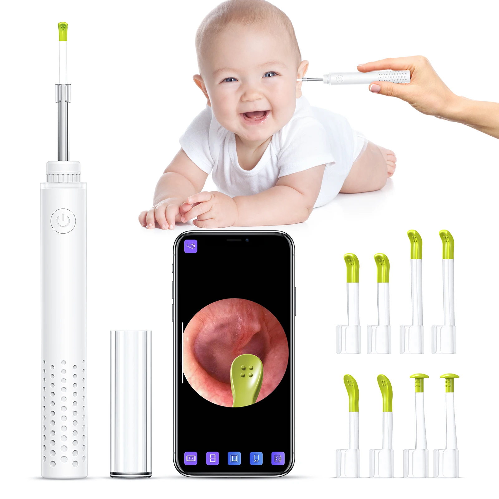 2021Scopearound wifi waterproof flexible ear cleaning endoscope camera digital video otoscope
2021Scopearound wifi waterproof flexible ear cleaning endoscope camera digital video otoscope