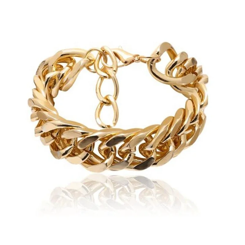 Retro Elegance Snake Chain Bracelet Exaggeration Metal Gold Chunky Bracelets for Women European Style Jewelry|Bangles
Retro Elegance Snake Chain Bracelet Exaggeration Metal Gold Chunky Bracelets for Women European Style Jewelry|Bangles