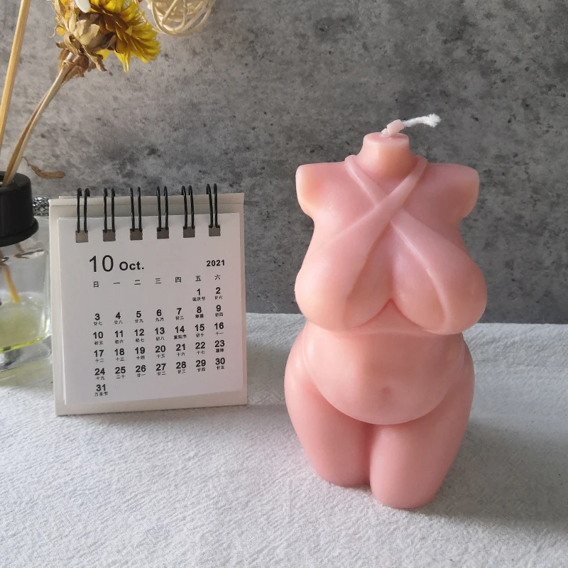 NEW Erotic Naked Nude Girl Female Figure Curvy Body Candle Mould 3D Woman Torso Silicone Candle Mold, White
NEW Erotic Naked Nude Girl Female Figure Curvy Body Candle Mould 3D Woman Torso Silicone Candle Mold, White