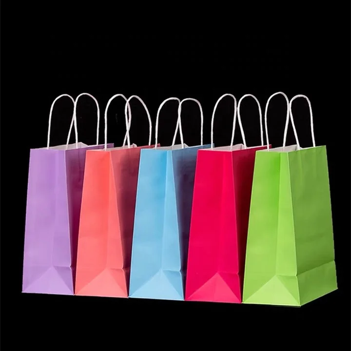 Wholesale Top Quality Custom Heavy Duty Gift Craft Bulk Paper Bags With Rope Handles
Wholesale Top Quality Custom Heavy Duty Gift Craft Bulk Paper Bags With Rope Handles