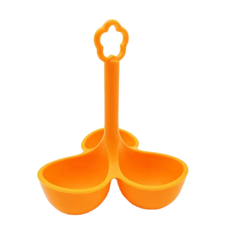 Soft convenient multi-functional silicone egg steamer 3-hole egg holder boiled egg rack and kitchen tools, Orange
Soft convenient multi-functional silicone egg steamer 3-hole egg holder boiled egg rack and kitchen tools, Orange