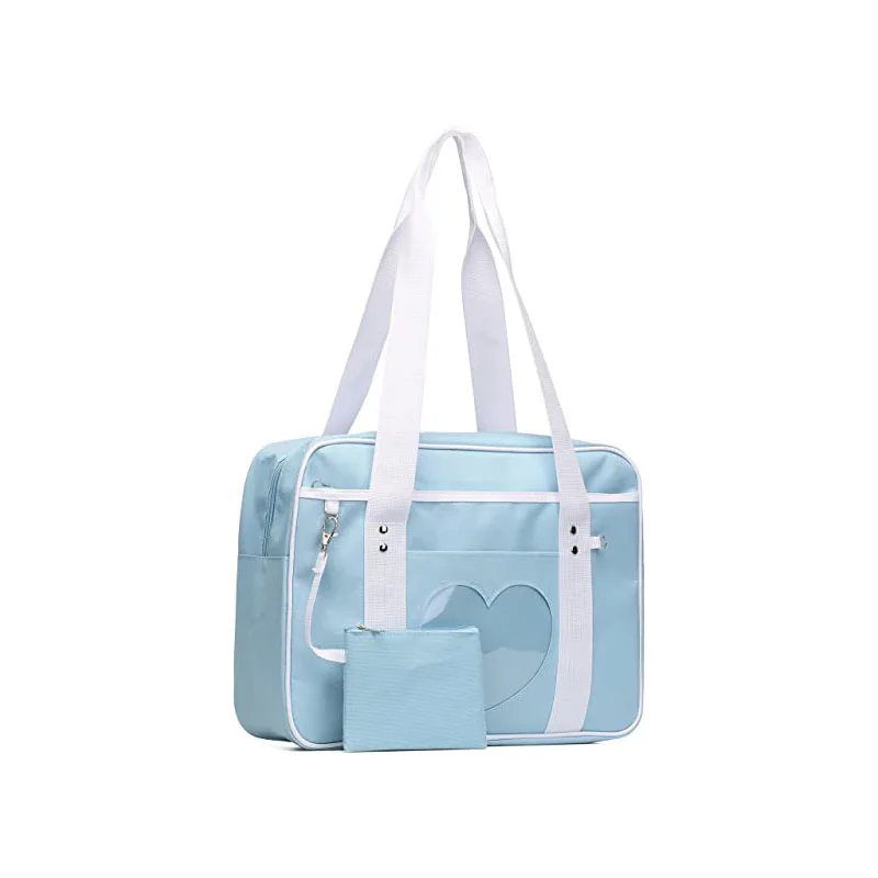 Qetesh 2021 Handbag Heart Japanese School Bag Kawaii Large Shoulder Anime Purse Handbags For Women Luxury Ladies Handbags, As picture
Qetesh 2021 Handbag Heart Japanese School Bag Kawaii Large Shoulder Anime Purse Handbags For Women Luxury Ladies Handbags, As picture