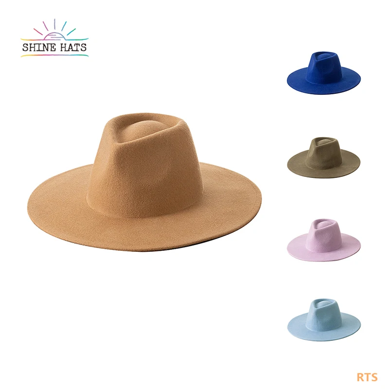Shinehats 100% Aus wool luxury design streamlined teardrop crown fedora formal hat women felt chapeau with custom band
Shinehats 100% Aus wool luxury design streamlined teardrop crown fedora formal hat women felt chapeau with custom band