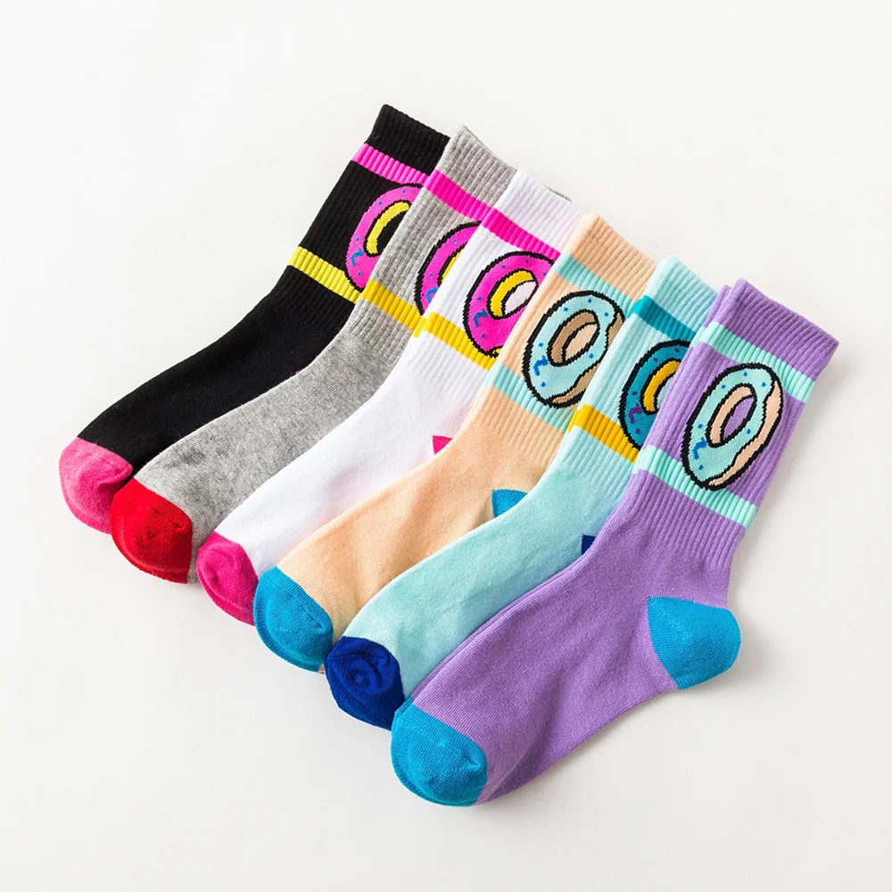 Youki Women's High Quality Comfortable Doughnut pattern Cotton ladies long Socks stocking
Youki Women's High Quality Comfortable Doughnut pattern Cotton ladies long Socks stocking