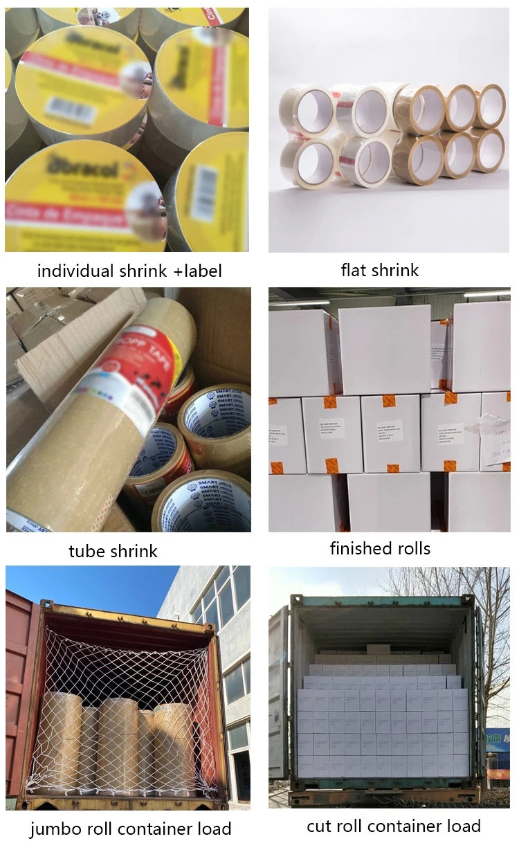 Branded Suppliers Opp Packaging Adhesive Cello Jumbo Roll Shipping