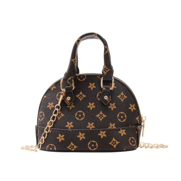 The new 2020 fashion classic print kids purse mini handbag, White, black, brown
The new 2020 fashion classic print kids purse mini handbag, White, black, brown