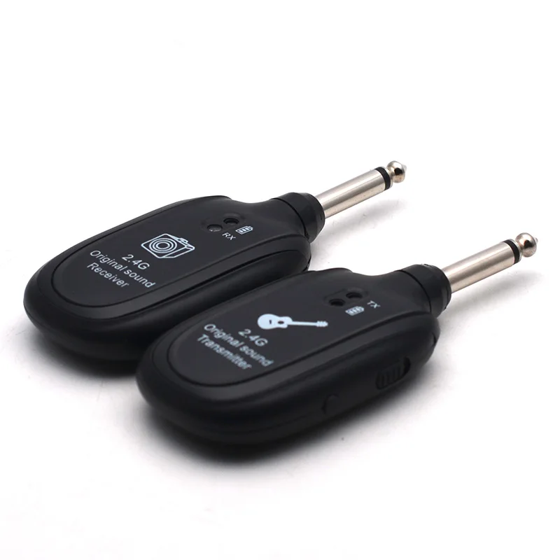 2.4G Wireless Guitar Transmitter Receiver System Built-in Rechargeable Battery 50M Transmission Range for Electric Guitar Bass
2.4G Wireless Guitar Transmitter Receiver System Built-in Rechargeable Battery 50M Transmission Range for Electric Guitar Bass