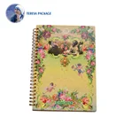 Customized labled notepad children's diary spiral notebook