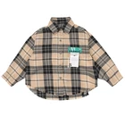 Boy's plaid children's autumn clothing kids fashionable Korean version shirt baby spring and long sleeve clothing shirt