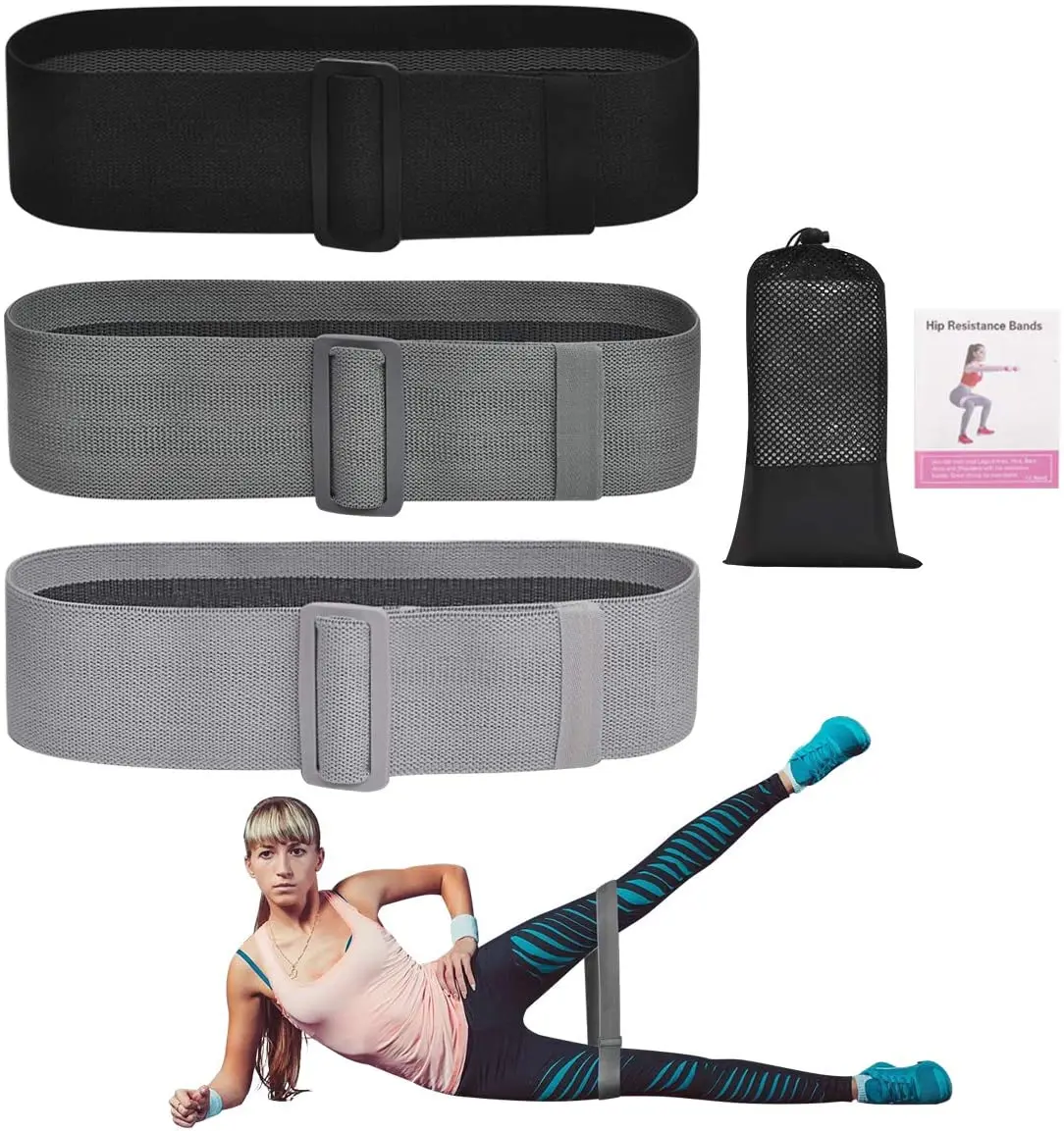 Premium quality customized sports fitness adjustable fabric hip circle resistance band
Premium quality customized sports fitness adjustable fabric hip circle resistance band