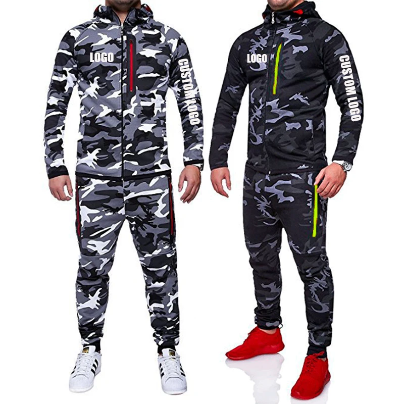 Free shipping Men Tracksuit Casual Camouflage Fashion Sportswear Men Outfits 2 Piece Set Zipper Hoodies and Pants Sweat Suit Set, Customized color
Free shipping Men Tracksuit Casual Camouflage Fashion Sportswear Men Outfits 2 Piece Set Zipper Hoodies and Pants Sweat Suit Set, Customized color