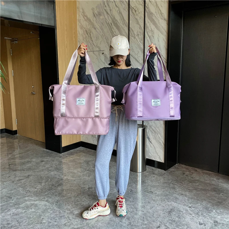 Factory Price Useful Women Swim Sports Casual Duffel Bags Travel Gym Bag with Wet Pocket, Pink,purple,black,grey,blue,rose red or custom
Factory Price Useful Women Swim Sports Casual Duffel Bags Travel Gym Bag with Wet Pocket, Pink,purple,black,grey,blue,rose red or custom