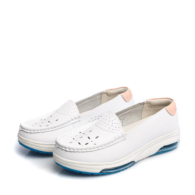 Comfortable Genuine Leather Nurse Flat Shoes Hospital Medical Shoes White Shoes for Females
Comfortable Genuine Leather Nurse Flat Shoes Hospital Medical Shoes White Shoes for Females