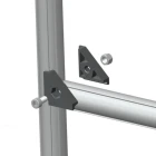 90 degree right angle aluminum pipe mounting joint (J28-A13)