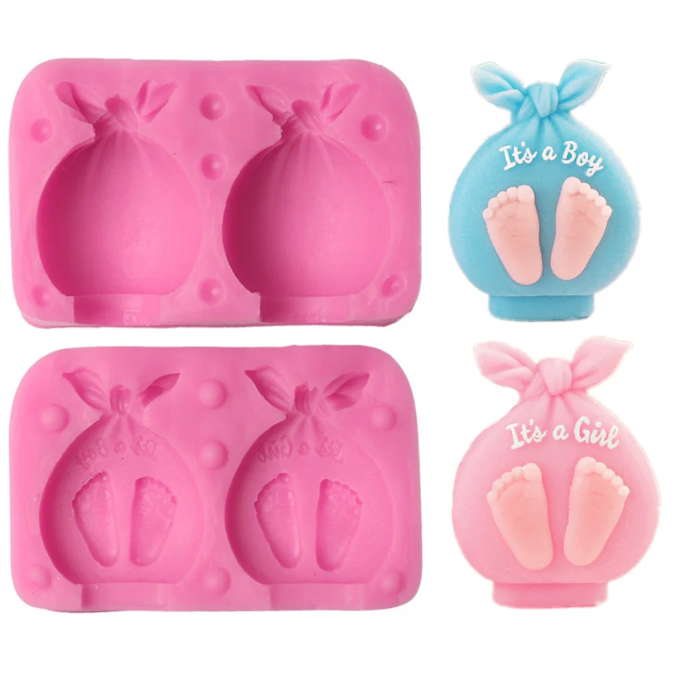 Children's Party Birthday Candle Baby Footprint Modeling Cake Silicone Mold Chocolate Pastry Soap Making Crafts Tools Accessorie
Children's Party Birthday Candle Baby Footprint Modeling Cake Silicone Mold Chocolate Pastry Soap Making Crafts Tools Accessorie