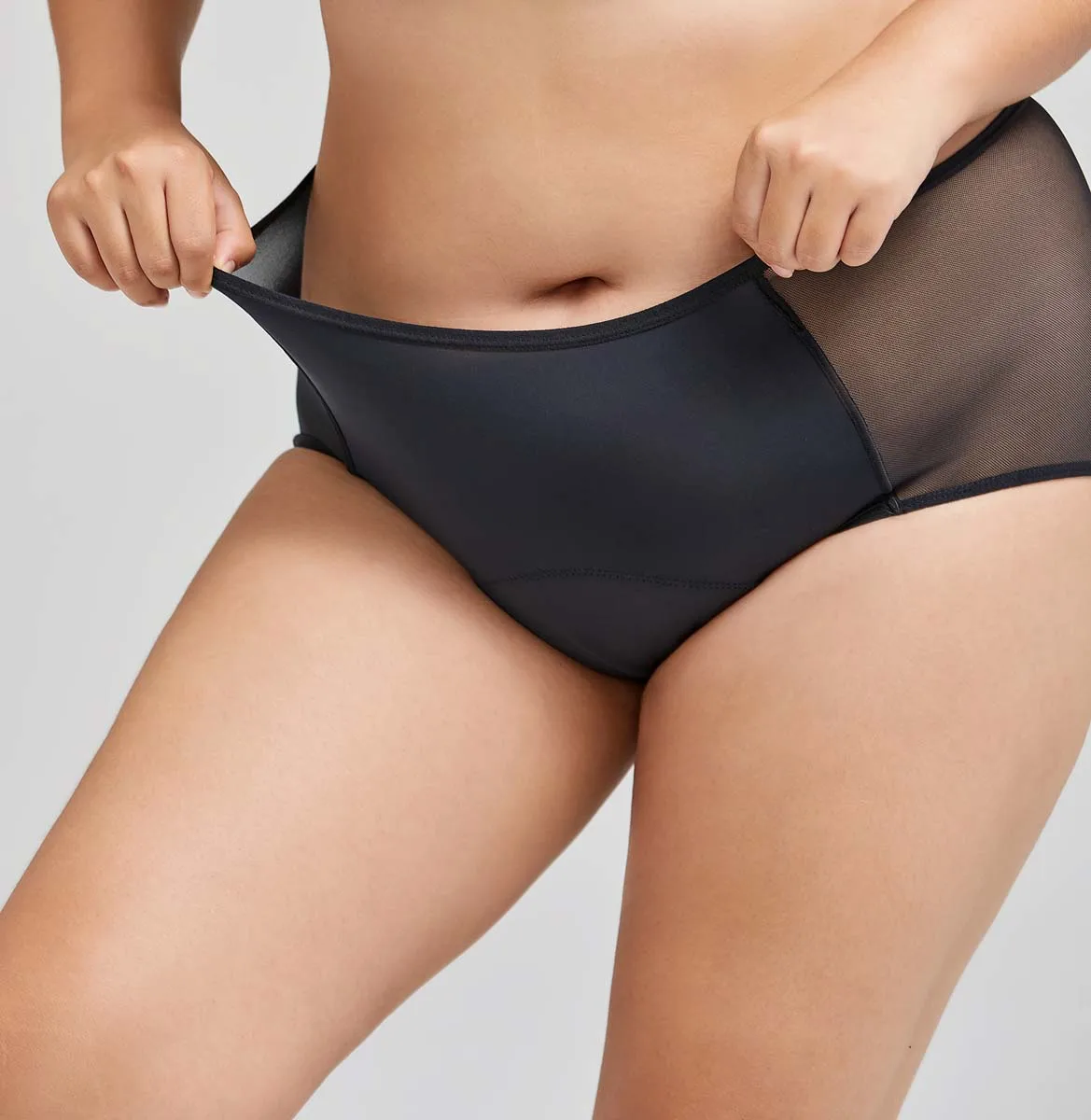 Wholesale High Absorbency For Heavy Flow Period Panties Four layers Leakproof Panties For Women, Black
Wholesale High Absorbency For Heavy Flow Period Panties Four layers Leakproof Panties For Women, Black