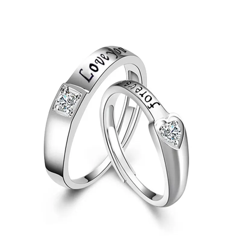 Original design engraving ring 925 sterling silver couple ring gift for girlfriend, Picture
Original design engraving ring 925 sterling silver couple ring gift for girlfriend, Picture