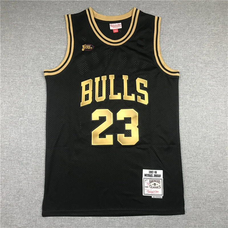 

1997-98 season chicago retro m&n bulls finals title championship stitched pippen mj 23 jordan throwback basketball jersey