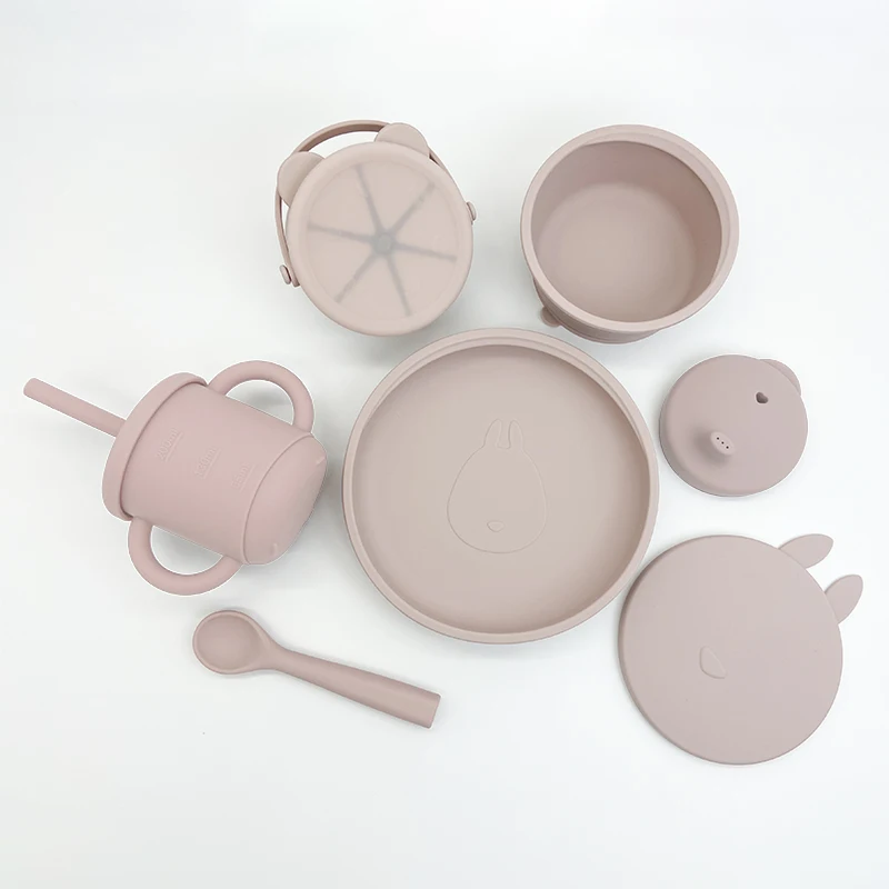 New born baby feeding set silicone baby feeding set suction colorful baby feeding set, Natural
New born baby feeding set silicone baby feeding set suction colorful baby feeding set, Natural